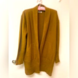 AQE FASHION Mustard Ling Cardigan (XL)